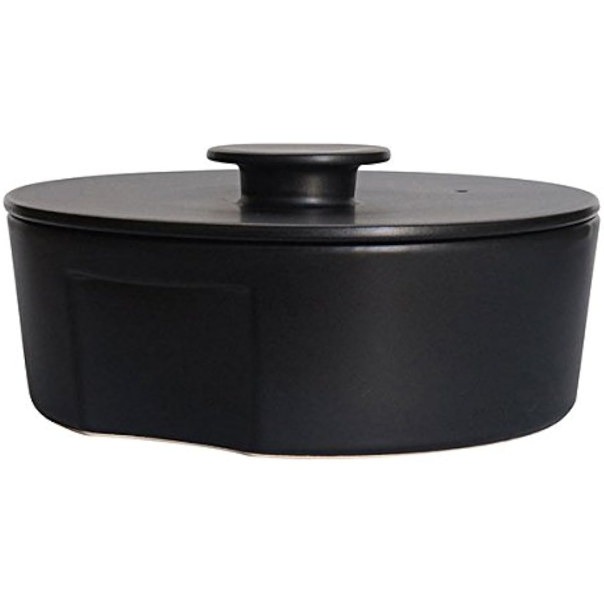 Ceramic Japan do-nabe 240 Earthen pot for open fire 24cm (IH not compatible) Black DN-240-BK