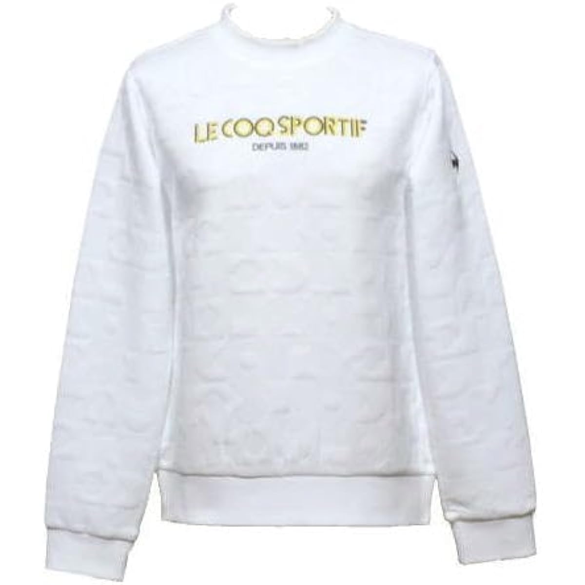 [Le Coq Sportif Golf] Cut and Sew Quilted Pullover Sweat Absorbent UPF50 Golf QGWWJL51 Women's