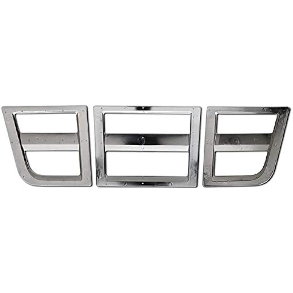 [Isuzu Gig] Plated Surround Front Grille, 3 Piece Kit