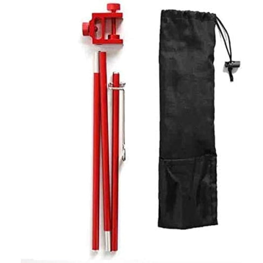 Lantern Pole Lantern Stand Clamp Type Lantern Hanger Camp (Red)