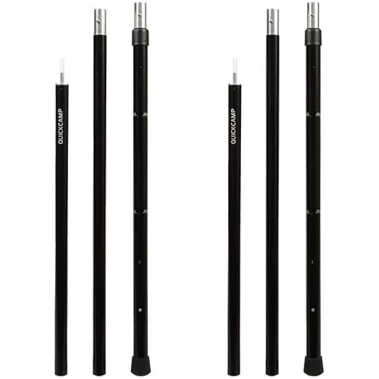 [Quick Camp] Set of 2 aluminum poles for tents and tarps QC-AP250