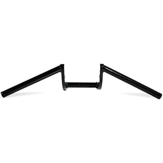 Krator Motorcycle Handlebar 1 Inch Black Z Bar Cruiser Bike for Honda VT Shadow Ace Classic 500 700 750 1100