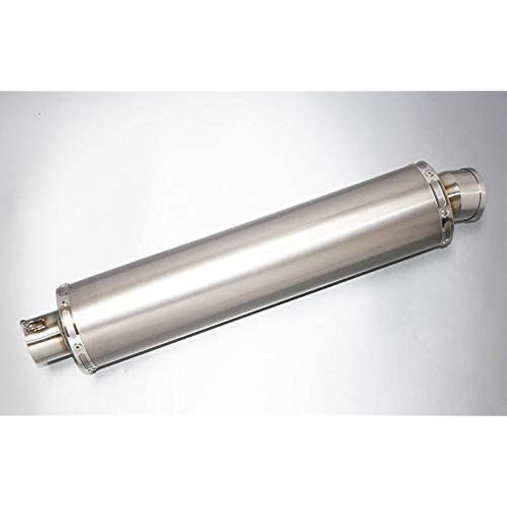 Realspeed (Real Speed) 100φ x 340mm Insert Diameter 60.5φ General Purpose Titanium Solid Silencer Bike Muffler Slip-on Muffler RSP-tisoli100340605