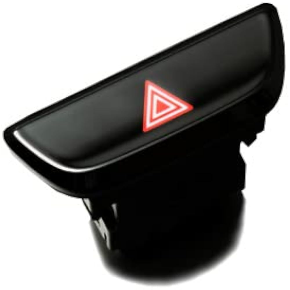 Grazio&Co.GR Yaris Hazard Switch Piano Black Transmitted Lighting