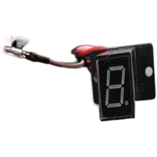 Speed Meter Motorcycle Waterproof Universal 5 Speed Digital Gear Indicator Off-Road Vehicle Display Shift Lever Sensor Display Green