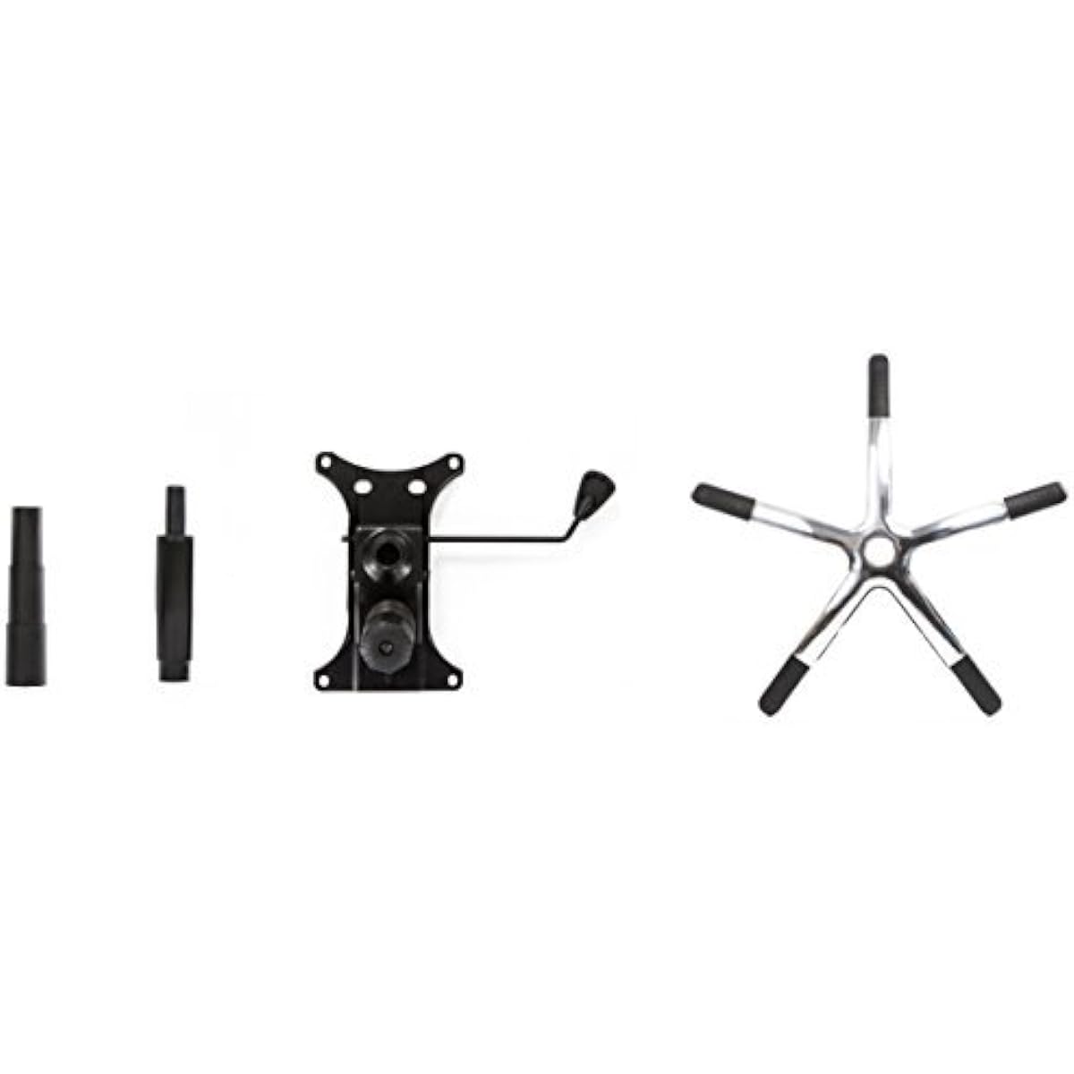 AKRacing Gaming Chair Gas Cylinder Replacement Option Kit (Long Cylinder + Chair Base + Leg Set)