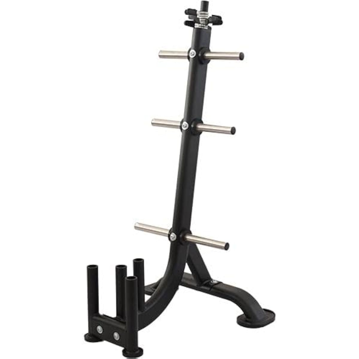Leading Edge Dumbbell/Barbell Plate Rack 28mm Diameter Hole Standard Load Capacity 300kg Stainless Steel Bar