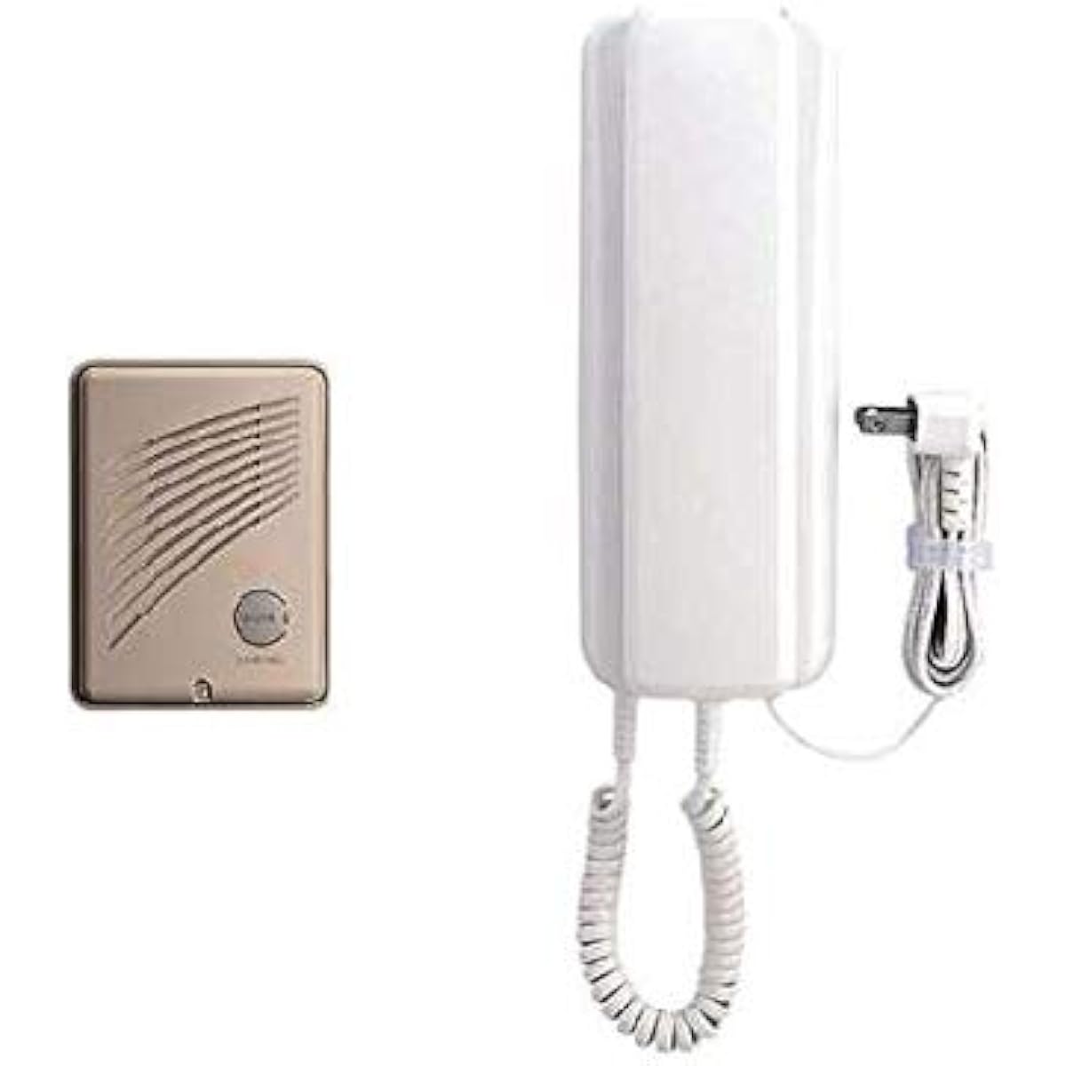 iPhone Door Phone Intercom Mama Talk Parent Unit and Child Unit Set AC Power Plug Type Adjustable Volume MA-55