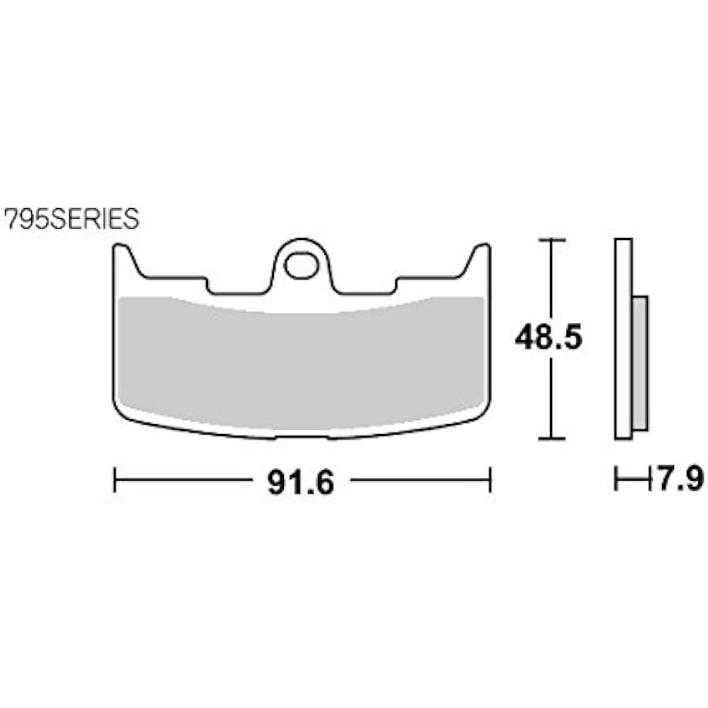 KITACO SBS Brake Pad 795HS Sinter Metal Buell etc. 777-0795020