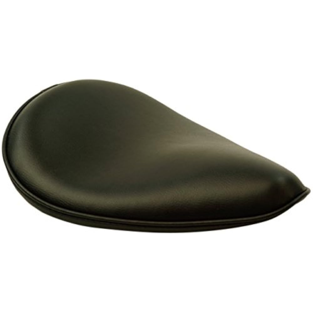 HEAVEN'S Deluxe Wide Form Solo Seat Back Side Up Tuck Roll Black H-BK-C