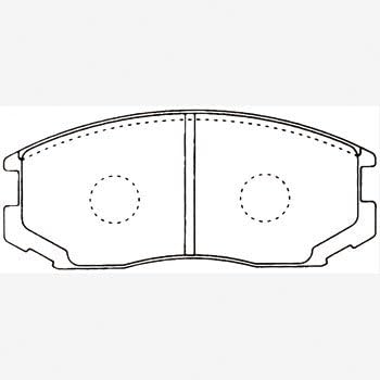 Miyaco Brake Disc Pad MD-136M Brake Pad