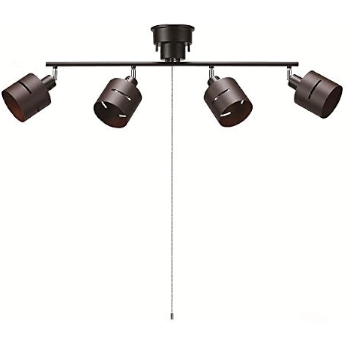 YAZAWA (Yazawa Corporation) 4-Light Wood Sade Ceiling Dark Wood CEX60X01DW
