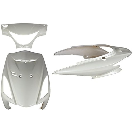 Bike Parts Center Exterior Set 3 Piece Set White White Cowl Painted Genuine Type Suzuki Address V125S CF4MA 315501