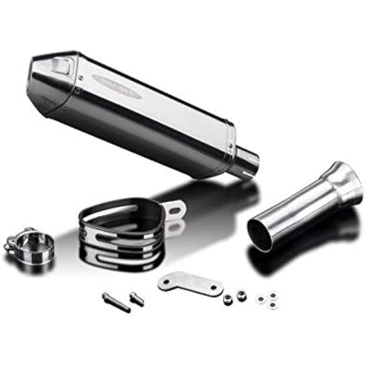 DELKEVIC Slip-on Stainless Steel Tri-Oval Muffler KTM 1050/1090R/1190/1290R ADVENTURE 2015-2018 320mm KIT12JJ