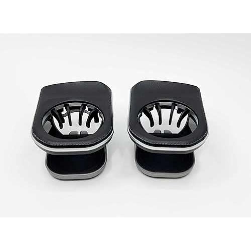AZUTO Cup Holder Right and Left Side Bundle for Mercedes-Benz G Class W463 (Gray Stitch) MHG032