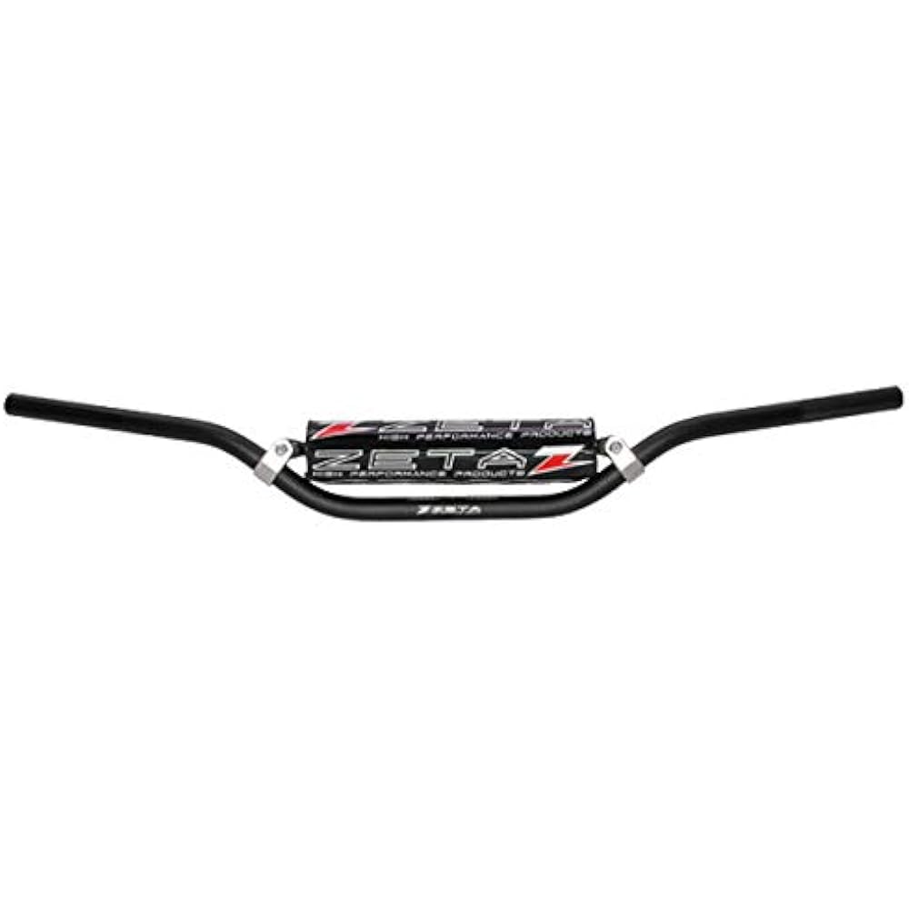 ZETA CX Handlebar 7/8 Bar Mini-High Bar Clamp Outer Diameter φ22.2mm Aluminum Black ZE09-9421