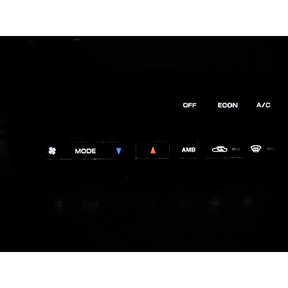 SKYLINE_GT-R (Skyline GT-R) Air Conditioner Panel LED Set (White) [Color] Super White BNR32-A-LW
