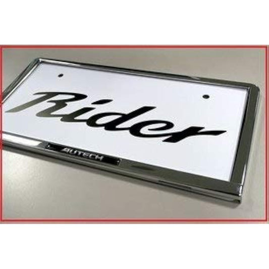Genuine Nissan AUTECH Genuine license plate rim set of 2 plated license frame AUTECH