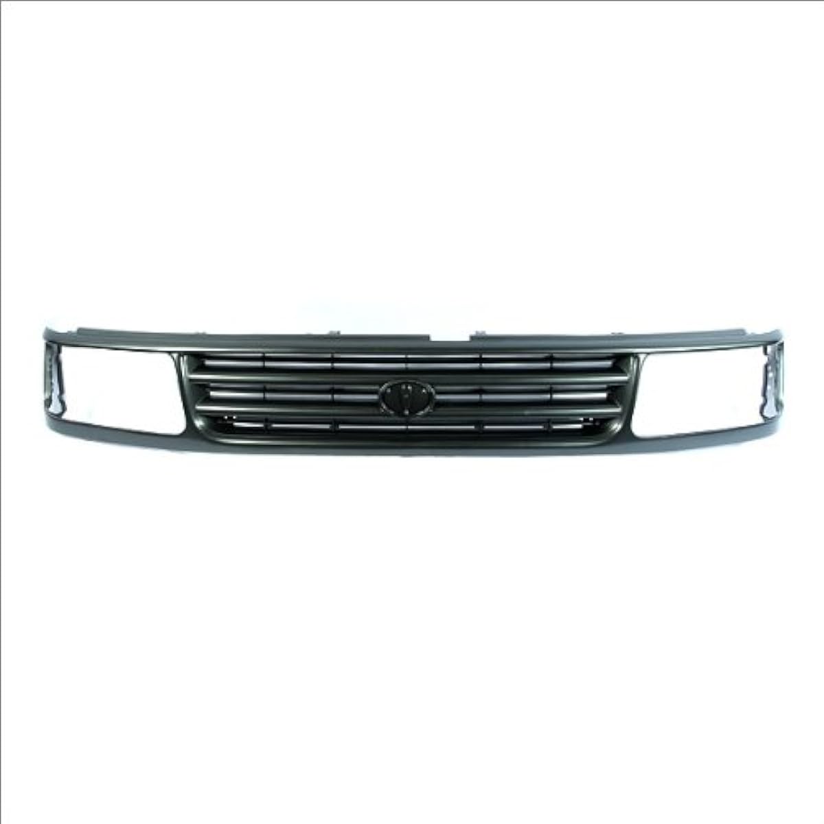 CARPARTSDEPOT Dark Silver Gray Front Grill Grill Athembris replacement parts Pickup 2-DR, 400-44593 5311134010 To1200191