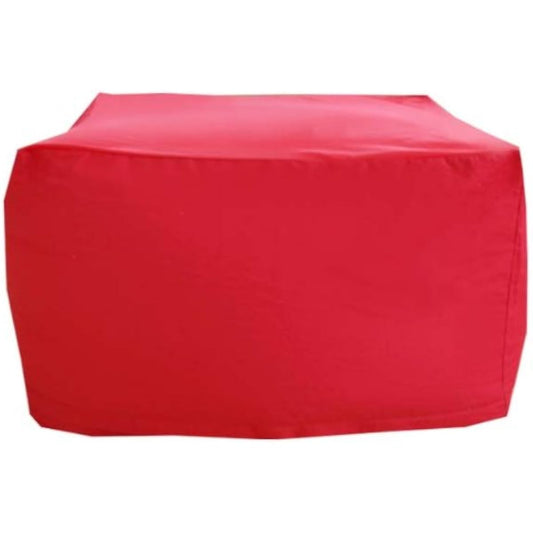 Bead cushion CUBE L red