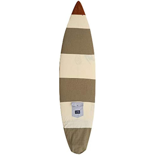 DESTINATION Surfboard Soft Case US Natural Socks for Shortboards 6'0-6'4 (Beige/L.Beige) DS-0402064389
