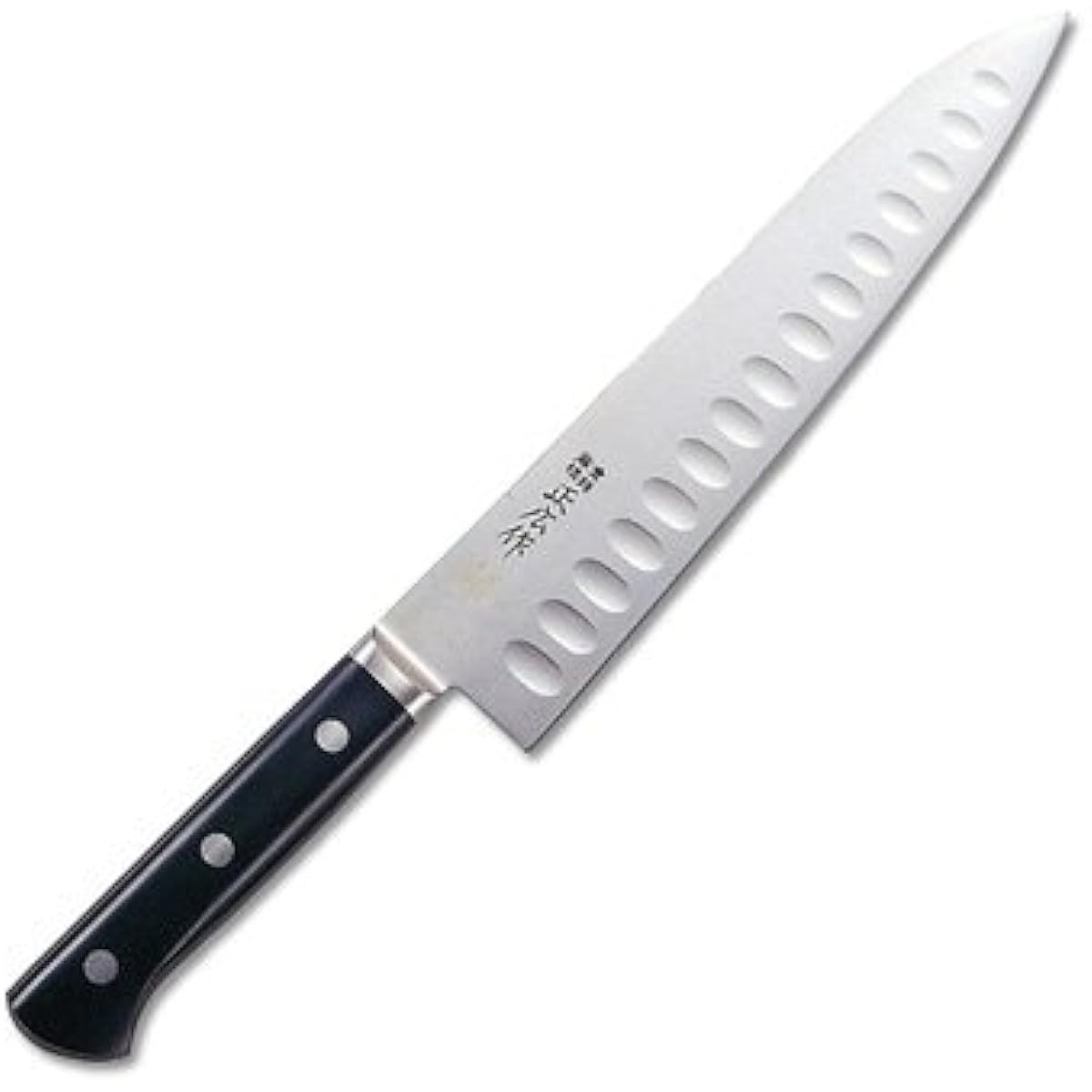 Masahiro MV Steel Honyaki Dimple (Double Edge) 24cm 14882