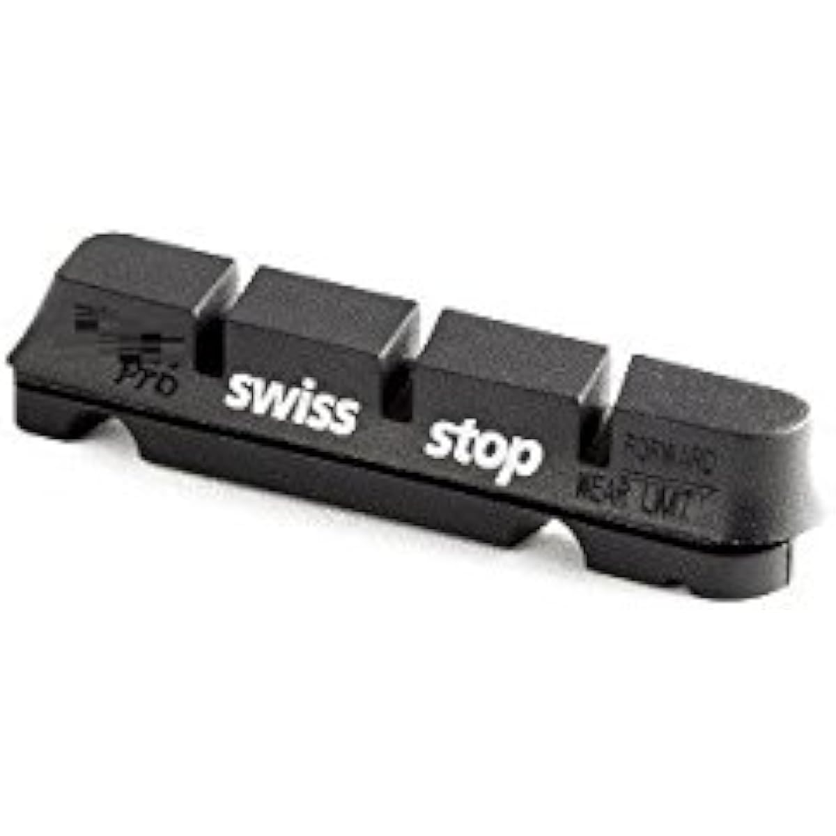 SWISS STOP ORIGINAL BLACK Original Black Brake Shoe for Aluminum Rim [Parallel Import]