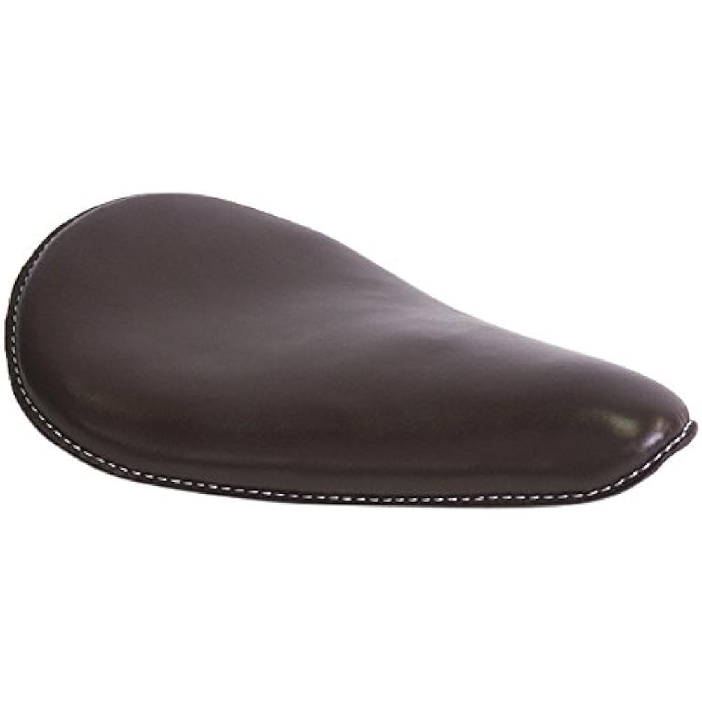 HEAVEN'S Genuine cow leather long nose foam solo seat back side up smooth brown G-BR-S-K