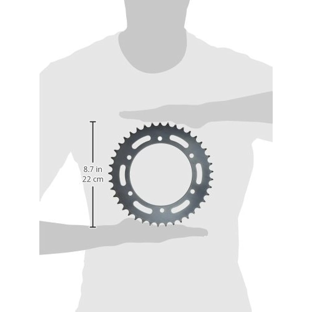 Sunstar 2-357741 41-TEETH 520 Chain size Rear Steel sprocket silver