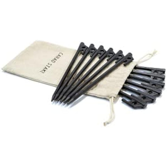 [With case] Peg 23cm Set of 12 Carbon fiber reinforced plastic pegs that are extremely lightweight and high strength CARAD STAKE Camping Tent Tarp Setup Outdoor Shinshu Yoshino Electric Co., Ltd.