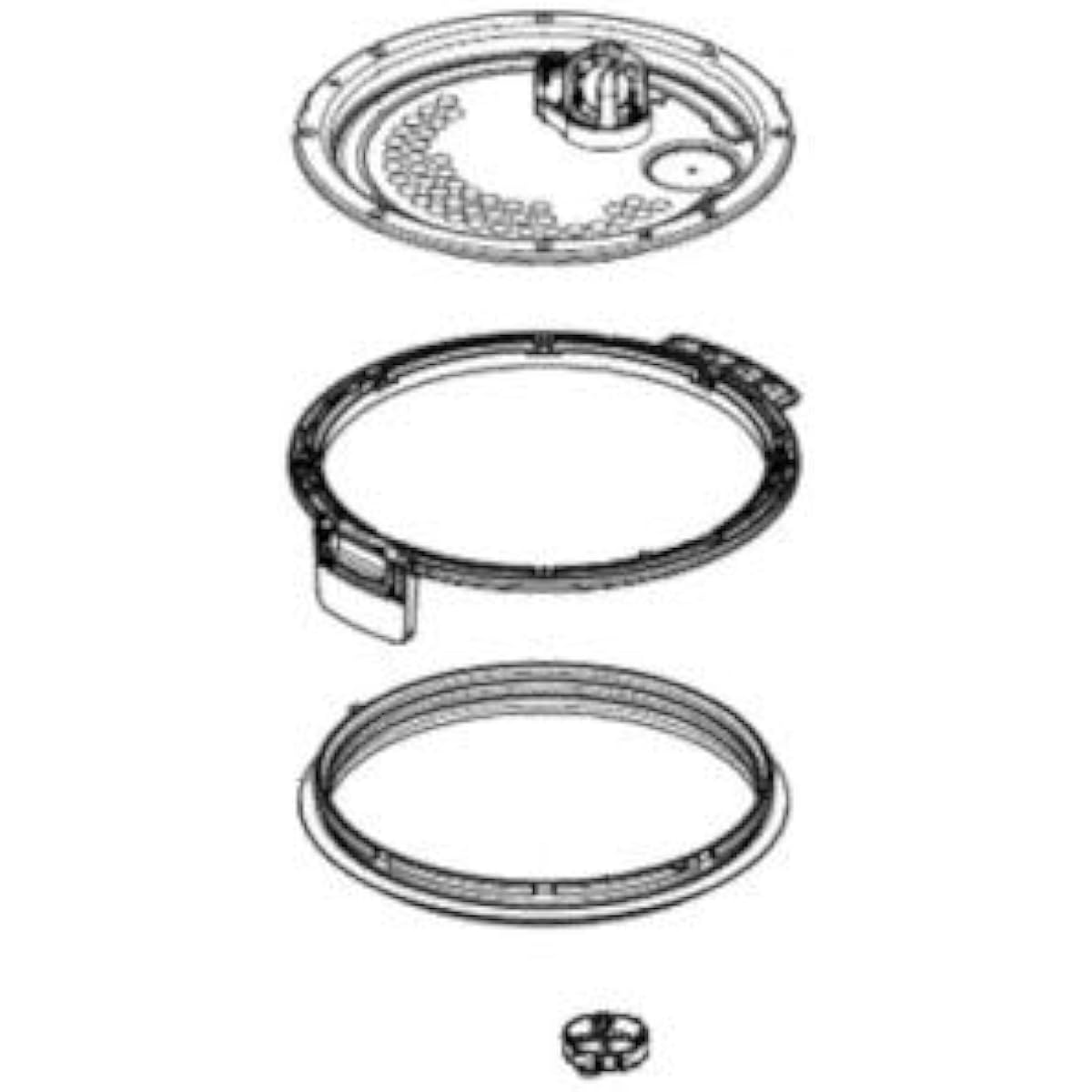 Toshiba rice cooker inner lid Uchibuta 320A2347