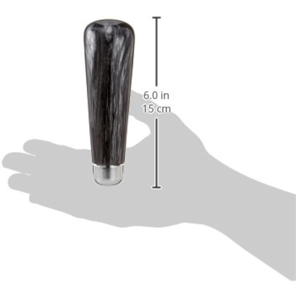 JET INOUE Shift Knob Gun Grip Knob Black Wood Grain Length 200mm Track Caliber 12 x 1.75 560216