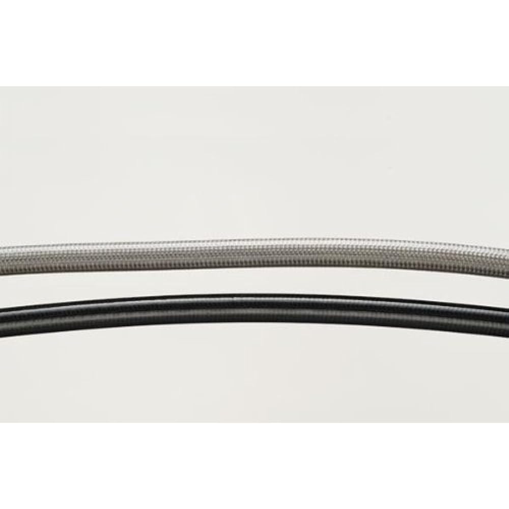 SWAGE LINE Front Brake Hose Kit Aluminum (Black/Black) Clear Hose Sero 250 05-13/XT250X 07-13 BAF321 [HTRC9]