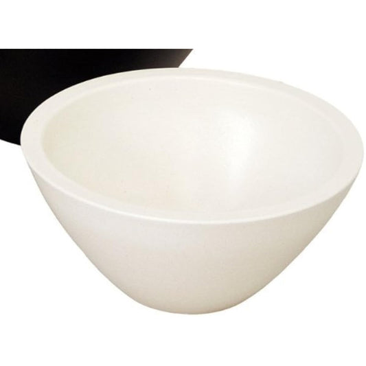 Plus Garden Water Lotus Pot Lotus Φ460mm No Bottom Hole White Shigaraki Ware 406-01