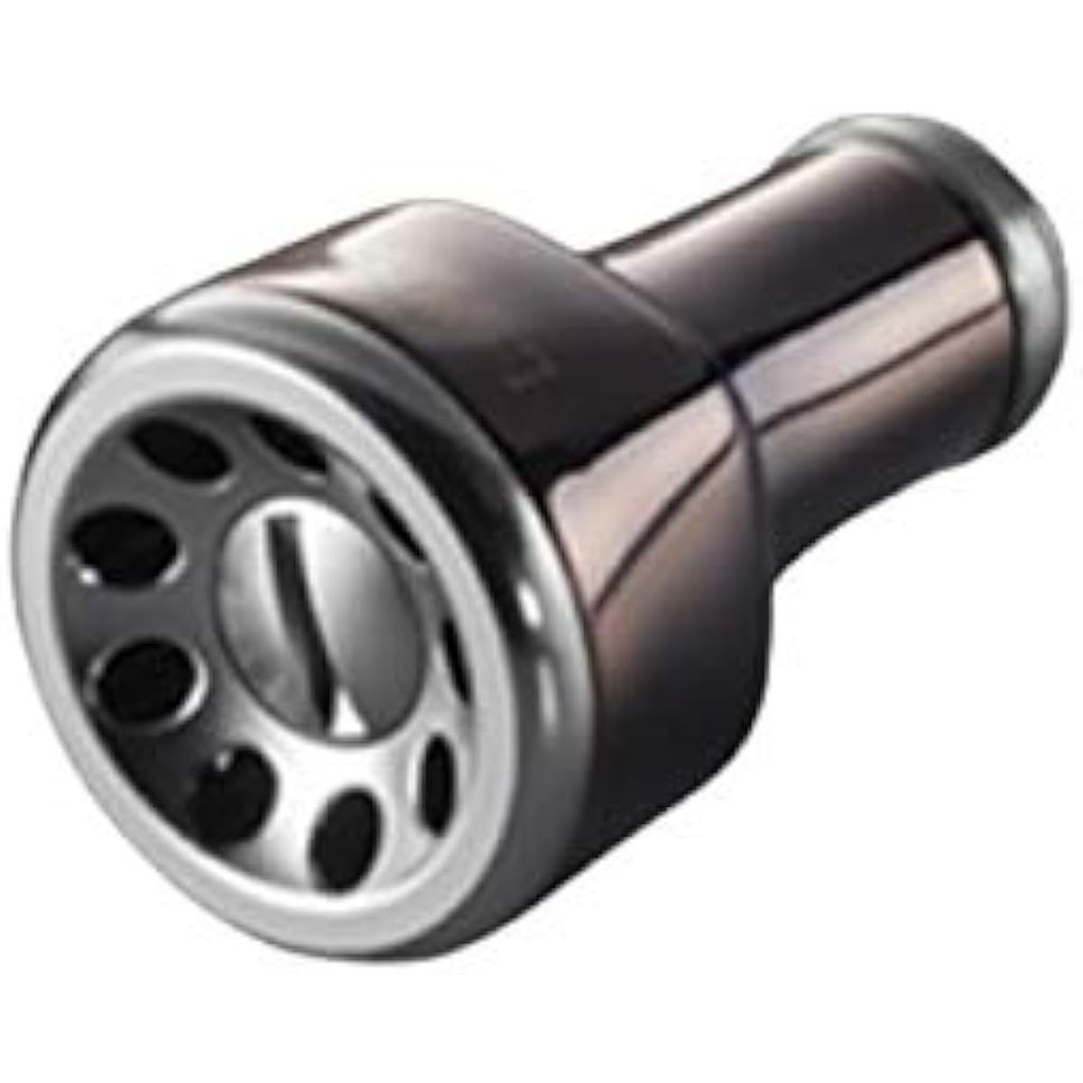 LIVRE 5375 Fortessimo (Fortessimo) Single Knob (1 piece) Common to Shimano and Daiwa Brown (IP) & Titanium 15.8g