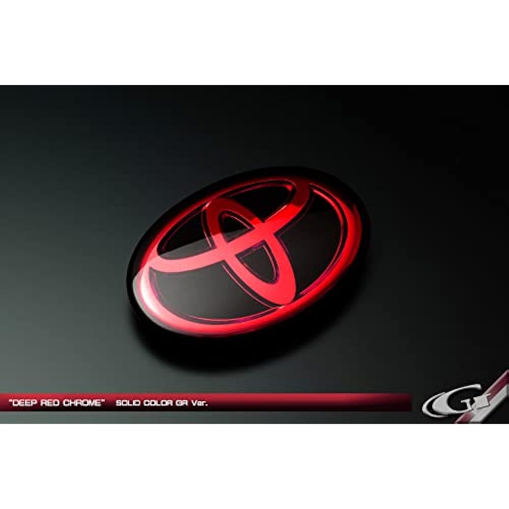 Grazio&Co. Enclosed GR Ver Emblem W140 Deep Red Chrome
