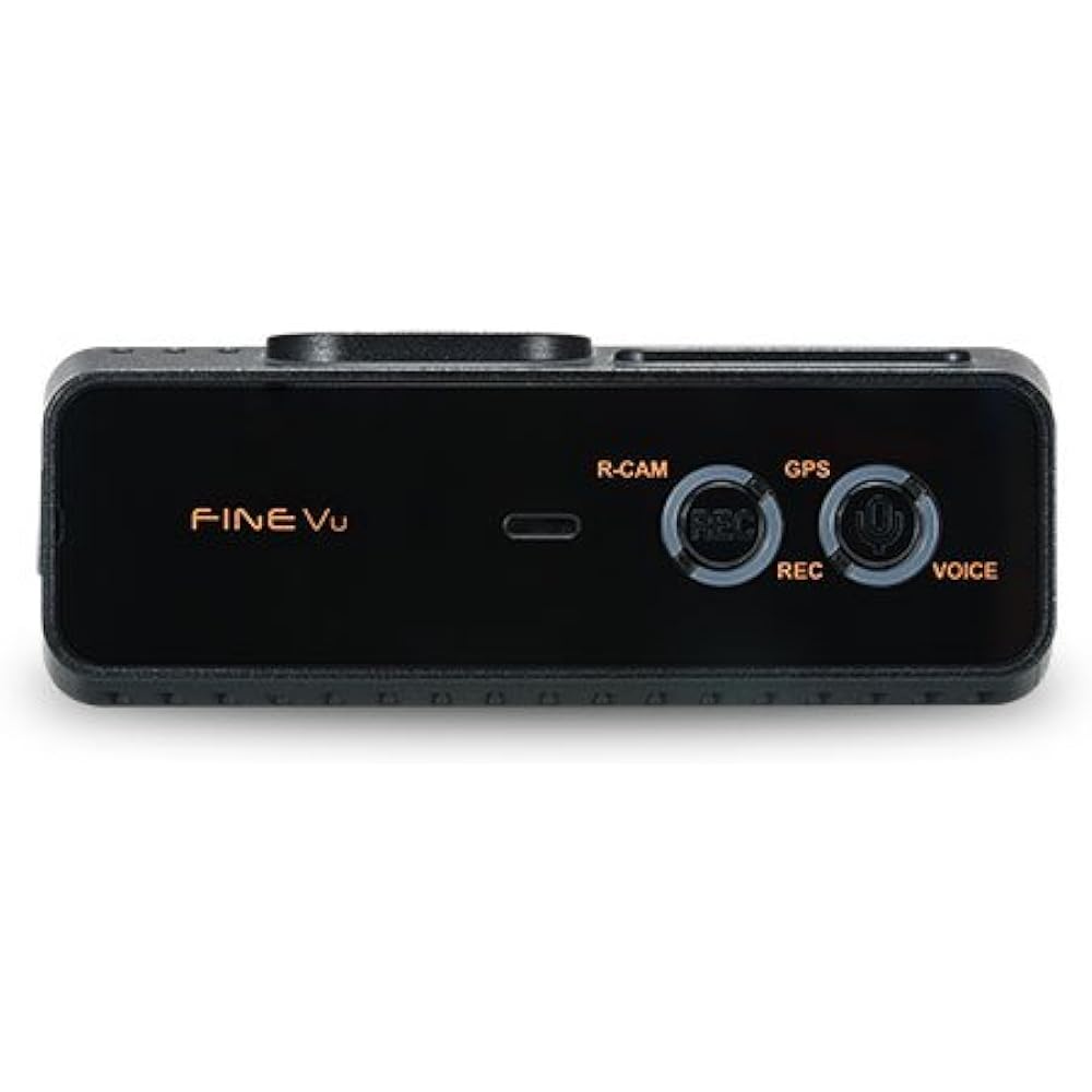 Front and rear 2-camera drive recorder FineVu T9 T9