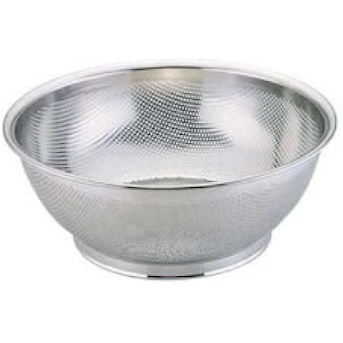 Sanpo Sangyo Eco Clean Punching Shallow Shape Colander 43cm 18-8 Stainless Steel Japan AEK1505