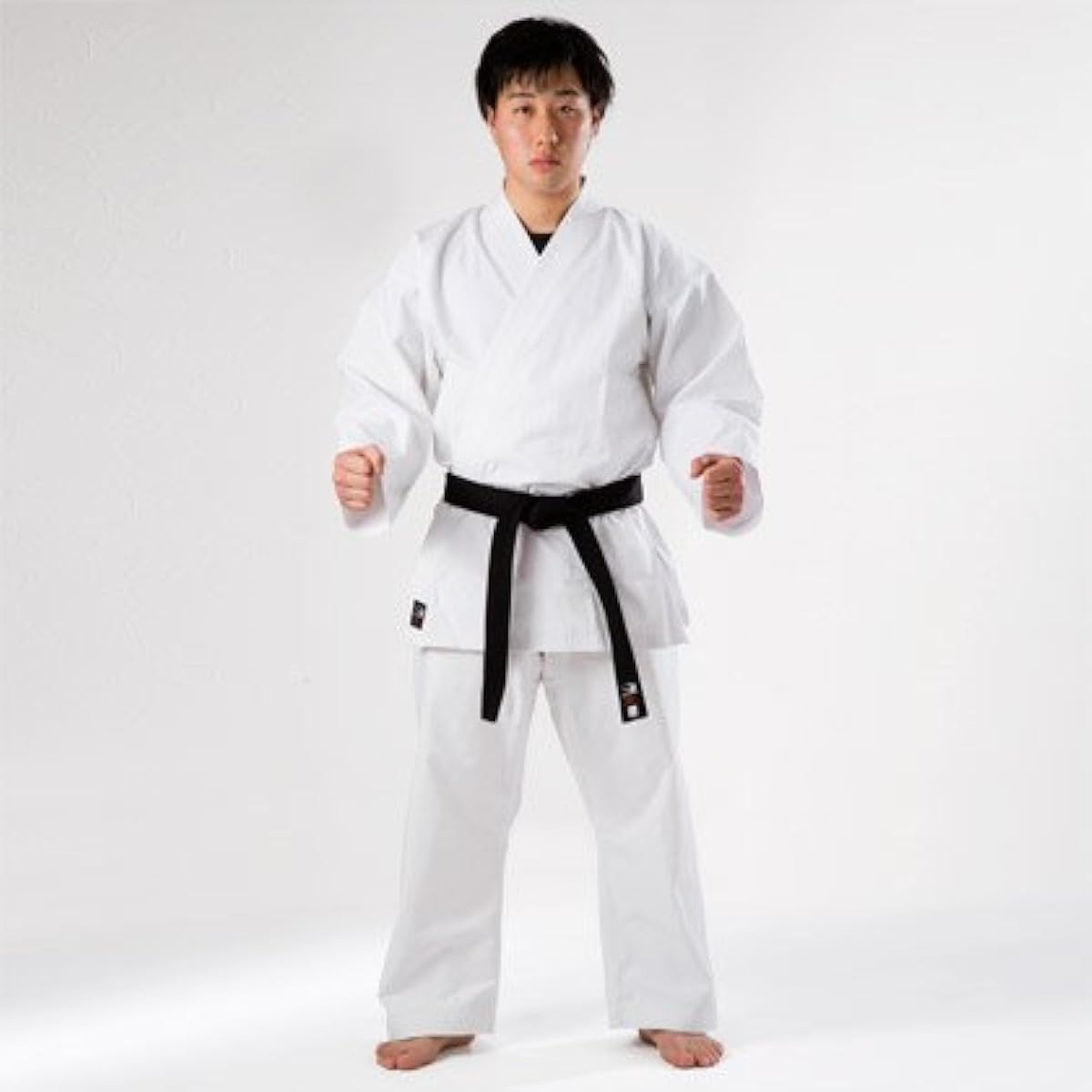 BODYMAKER BB-SPORTS BODYMAKER Traditional Karate Gi Pure White [Top and Bottom Set/White Belt Included]