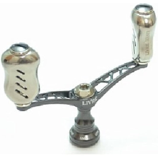 LIVRE Reel Wing 80 Fino Knob for Daiwa (Gunmetal P + Titanium G)