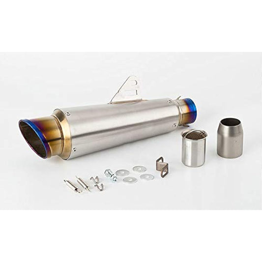 Bike slip-on muffler bike silencer general purpose 50.8mm length 370mm