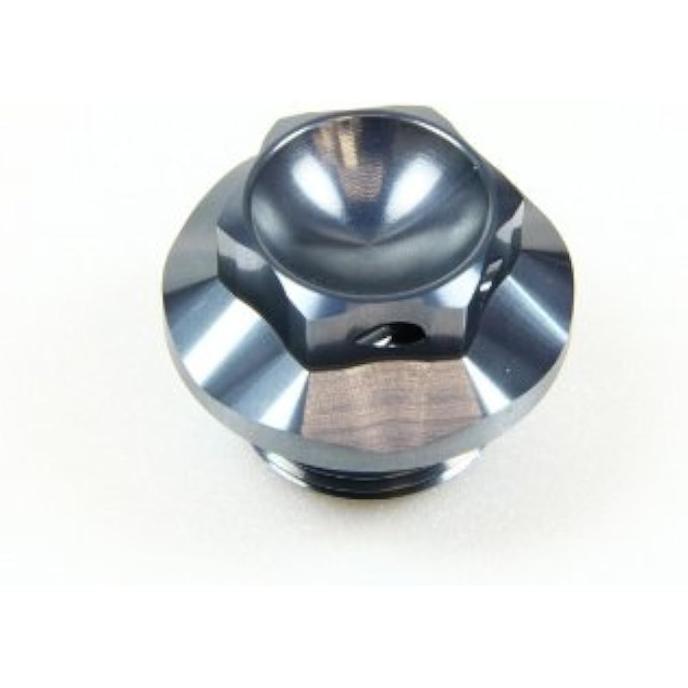 antlion oil filler cap M20XP2.5 titanium blue 30106-TB