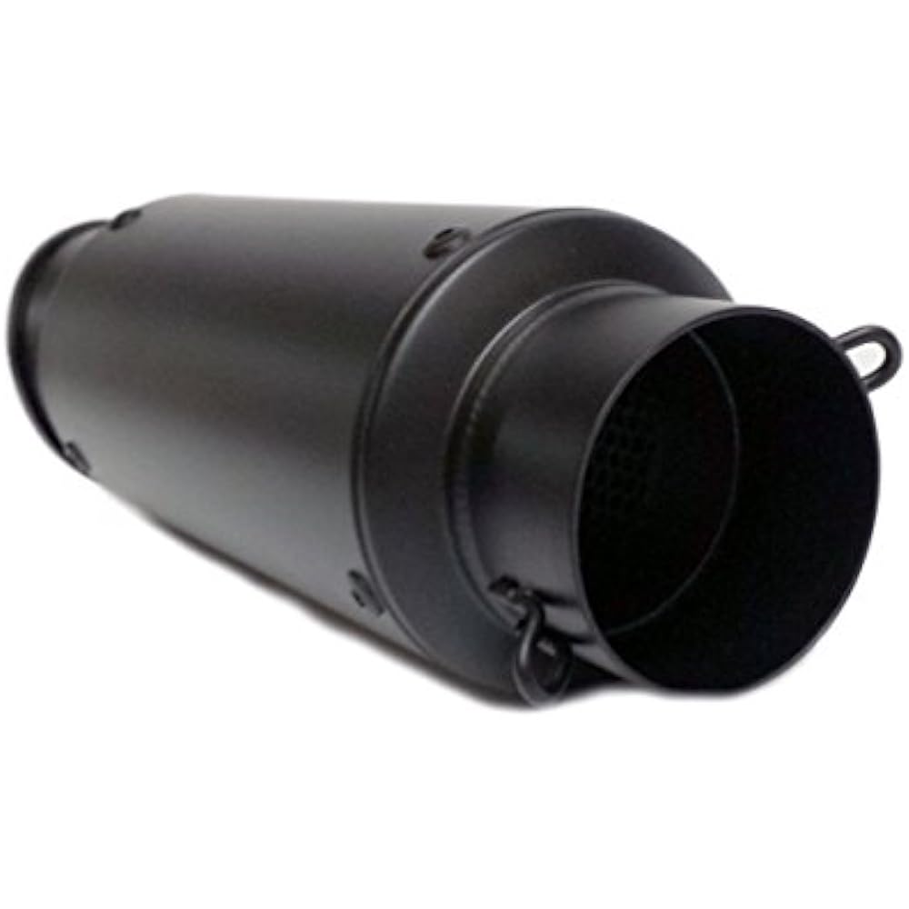 Generic 60.5 mm GP syo-tosairensa- Tube Slip-on Muffler/Black