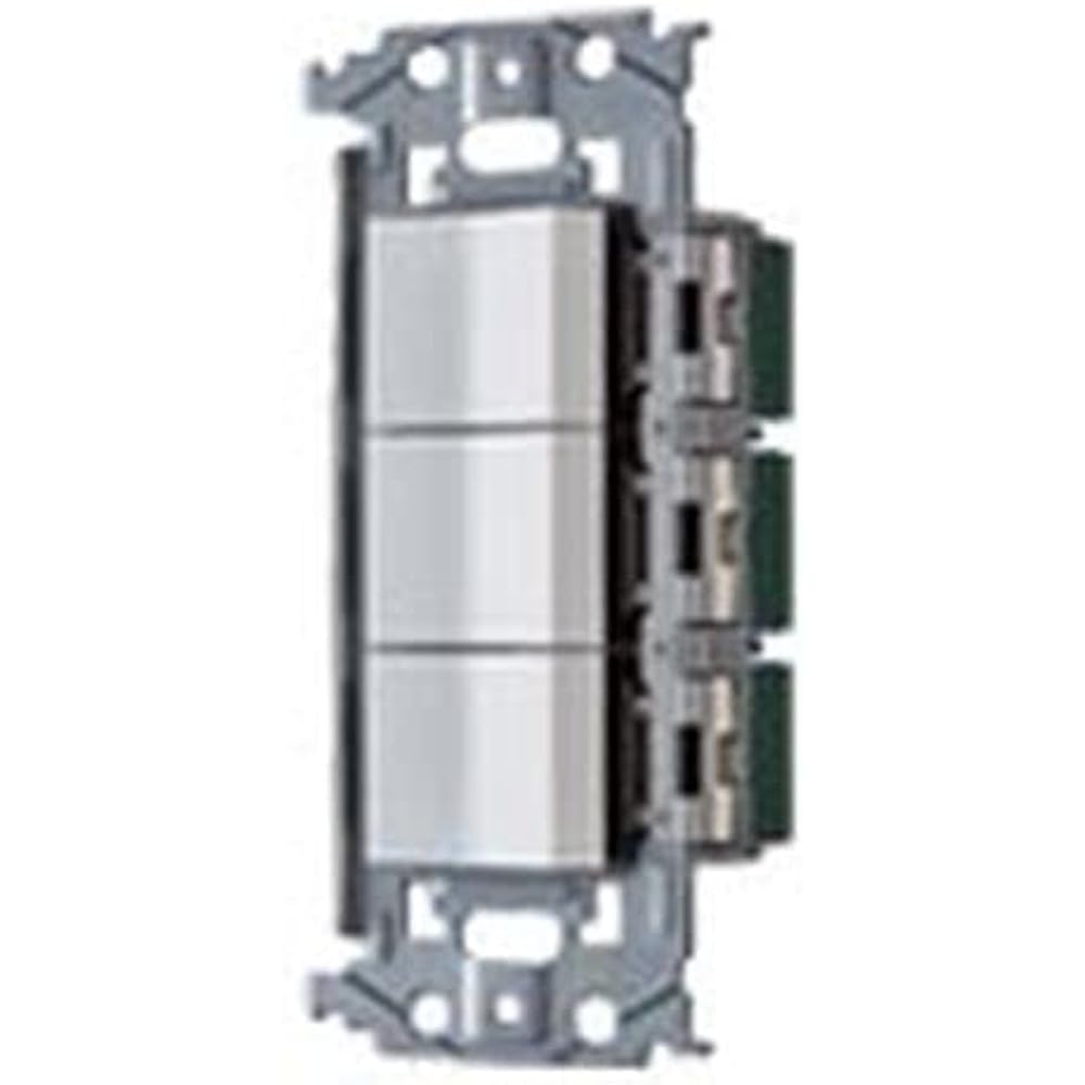 Panasonic SO-STYLE Embedded Switch Set Switch C x 3 Matte White WNSS50222W