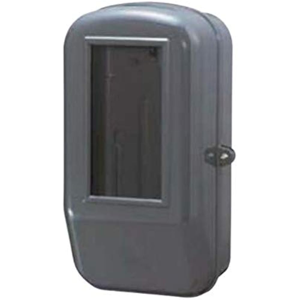 Nichido Denko Synthetic Resin Instrument Box Overhead Wire Hardware Kansai Electric Power Standard Equivalent Product 3P Small Gray KP3PS