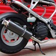 BEAMS (BEAMS) Full exhaust muffler muffler SS300 carbon B109-08-000