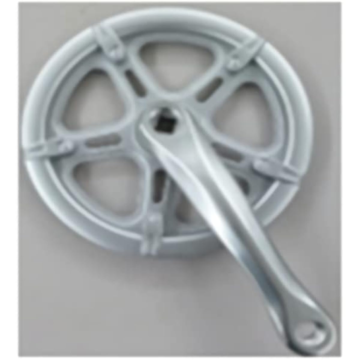Shikishima Bicycle W Guard Gear Crank 46T-170mm Aluminum Silver