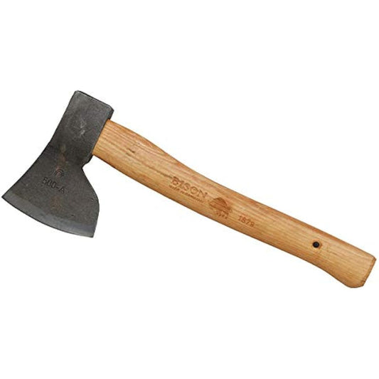 Bison small hatchet BISON 1879 series BP18-H1 with leather cover