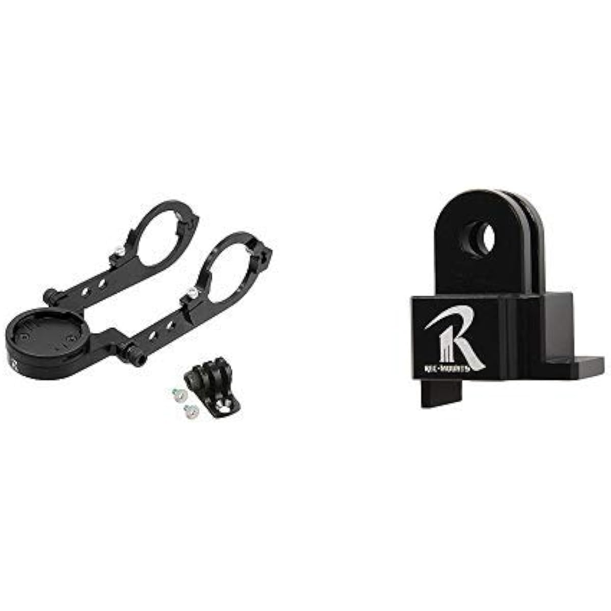 REC-MOUNTS Cateye GPS Combo Mount. (Double-sided narrow type, with bottom adapter) Compatible with AVVENTURA CC-GPS200 [CAT3-Narrow19+GP]