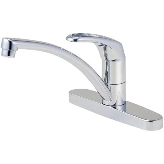 Sanei faucet fittings single mixer faucet K676V [Specifications: For cold regions]